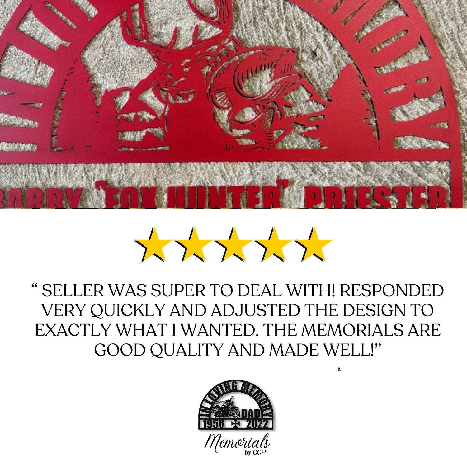 Patriotic Eagle American Flag Memorial Gift Idea for Loss of Dad - American Veteran Temporary Grave Marker - Memorial Gift Grandpa Service