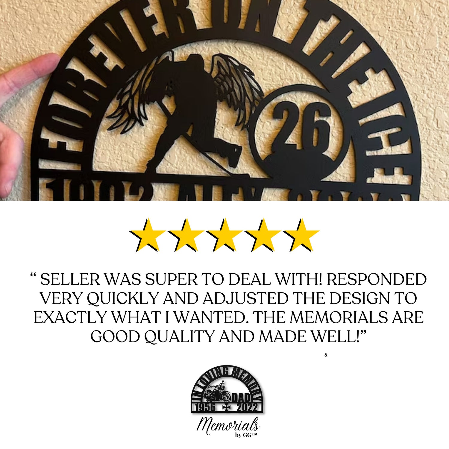 Personalized Soccer Memorial Gift for Soccer Player Remembrance