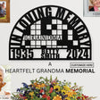 Unique Crossword Puzzle Memorial for Grandma - Personalized In Loving Memory Wall Sig Remembrance Sympathy Gift for Loss of Loved One