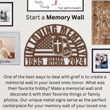 Personalized U.S. Army Marines Memorial Gift: Perfect Sympathy Gift for The Loss of Your Fallen Soldier